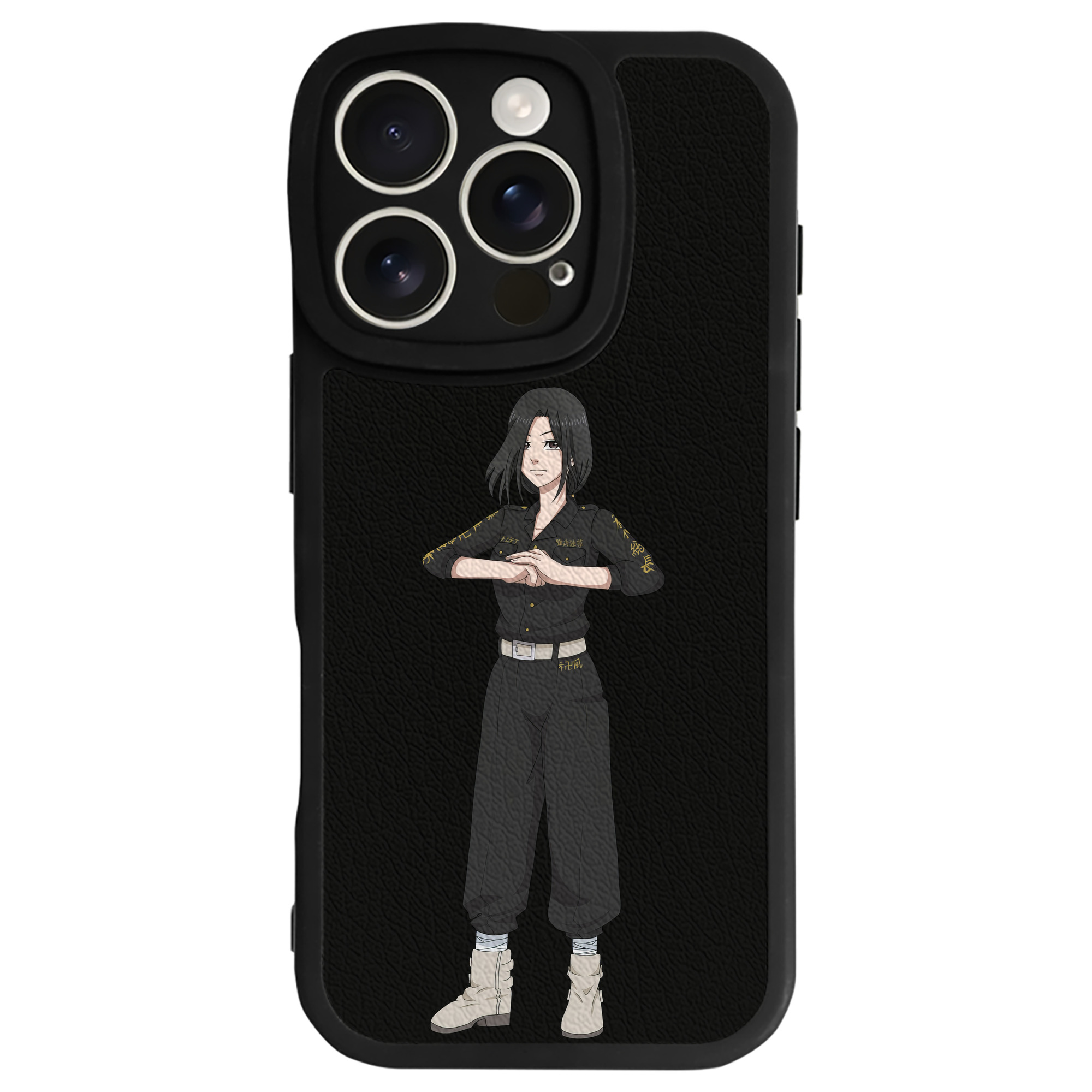 （画像用） 東京リベンジャーズ Tokyo Revengers 【iPhone 16シリーズ対応】シリコンスマホケース（レザー調） 材質：シリコン